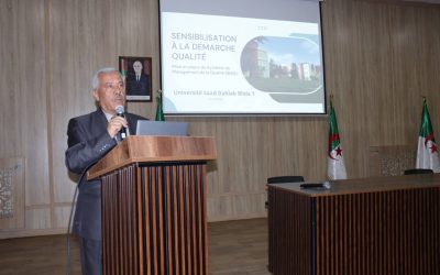 University of Blida 1 organizes an awareness day on the ISO 9001:2015 Quality Management System