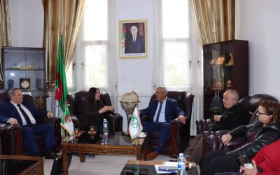 Visit of a delegation from the National Center of Building Engineering to the University of Blida 1